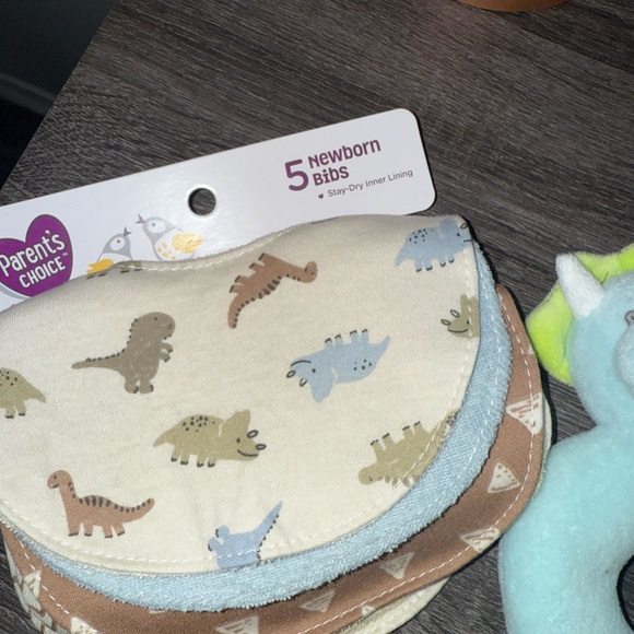 Dinosaur Bib Set - Multi-Color - Picture 2 of 3